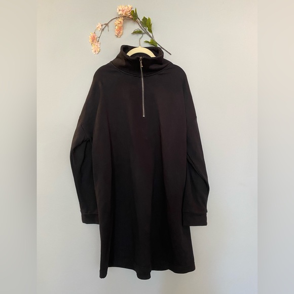 Half Zip | Sweater dress | Sweatshirt dress | Collared dress | Casual - Picture 10 of 10